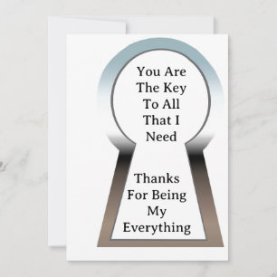 Die Key Anniversary Karte