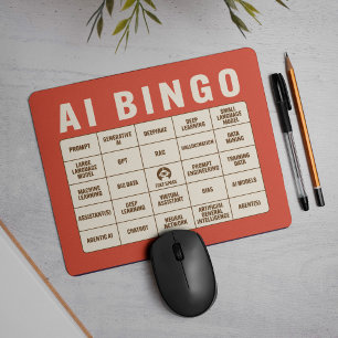Die KI Bingo Mousepad
