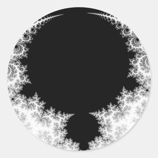 Die Kiefern Runder Aufkleber (Vorderseite)