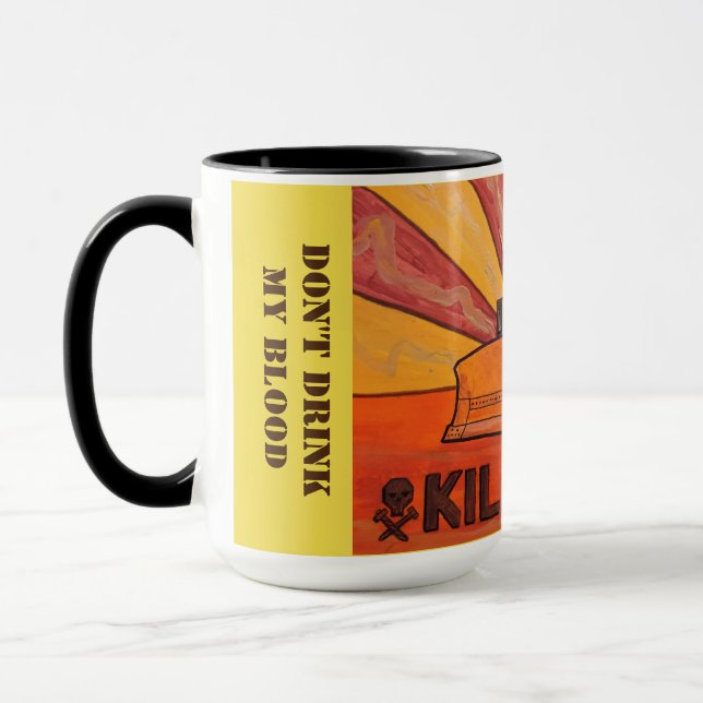 Die KILLDOZER Tasse (Links)