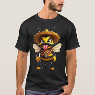 Die Killerbienen sind echt! Funny Cartoon T-Shirt