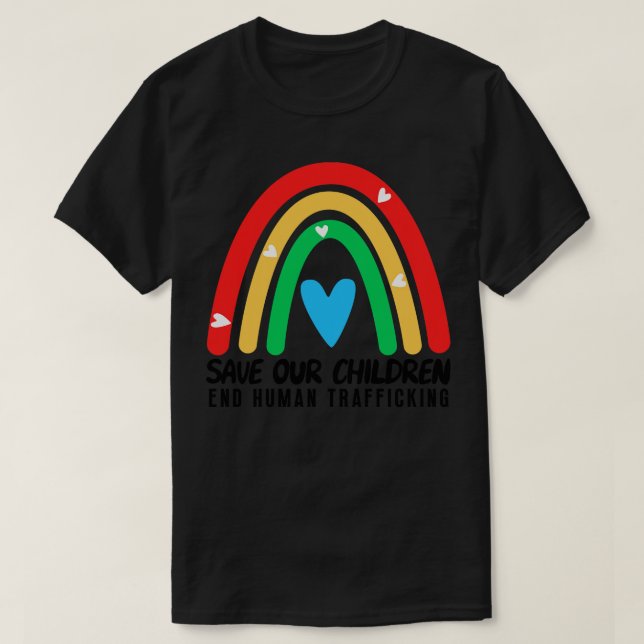 Die Kinder 5 gerettet T-Shirt (Design vorne)
