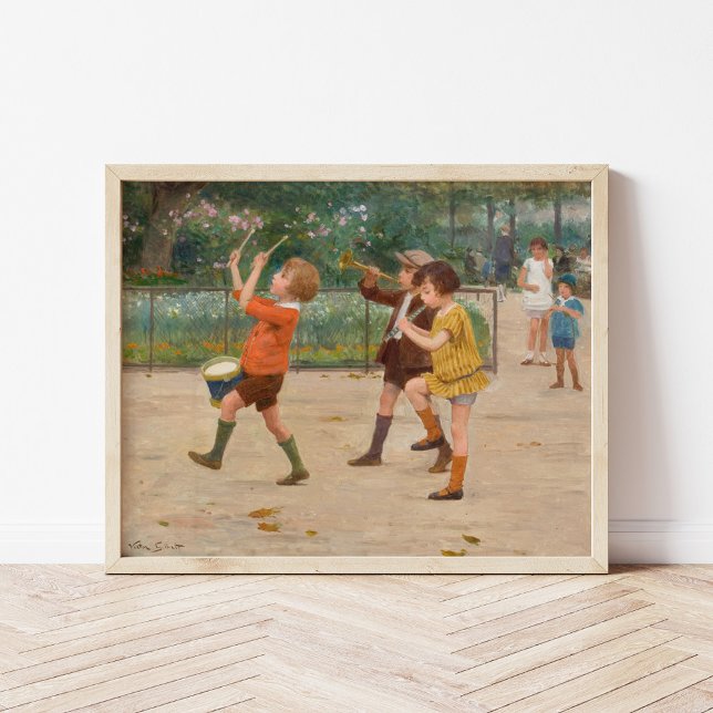 Die Kinder-Band | Victor Gabriel Gilbert Poster (Von Creator hochgeladen)