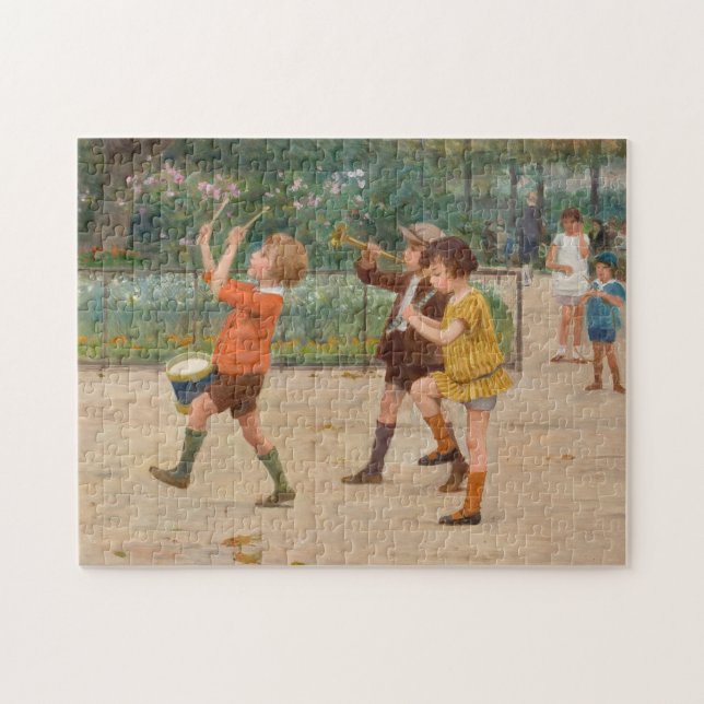 Die Kinder-Band | Victor Gabriel Gilbert Puzzle (Horizontal)