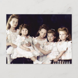 Die Kinder der letzten Zaren Russlands Postkarte