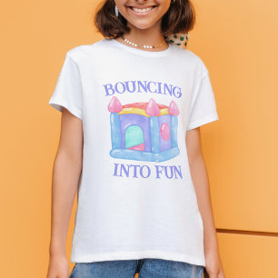 Die Kinder des Hauses, die in den Spaß abprallen T-Shirt