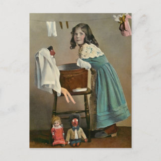 DIE KINDER GEBEN MIR SO VIEL Arbeit Postkarte