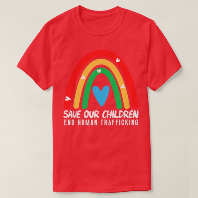 Die Kinder gerettet 8 T-Shirt (Design vorne)