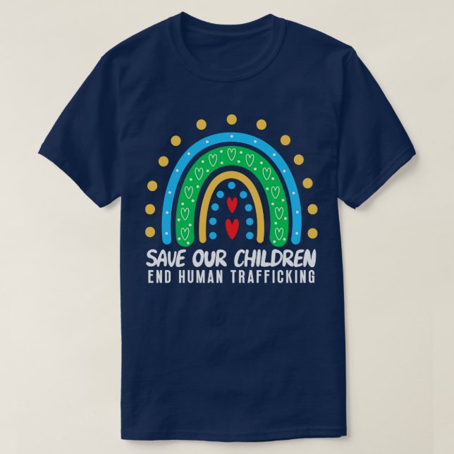 Die Kinder gerettet T-Shirt (Design vorne)