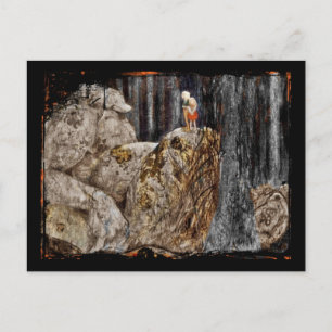 Die Kinder mit Steintülle Postkarte