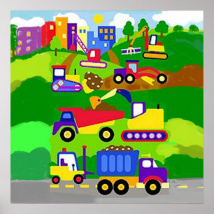 Die Kinderbauzone Poster