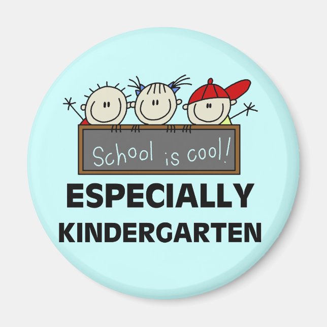 Die Kindergartenschule ist Coole Tshirts und Gesch Magnet (Vorne)