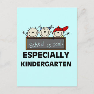 Die Kindergartenschule ist Coole Tshirts und Gesch Postkarte