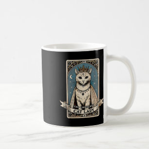 Die Kinderlose Cat Ladys Tarot Card Kaffeetasse