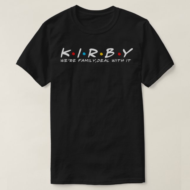 Die Kirby-Familie Kirby Nachname Kirby Nachname T-Shirt (Design vorne)