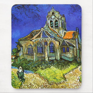 Die Kirche bei Auvers, Van Gogh Mousepad