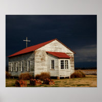 Die Kirche bei Frogmore Plantation [Kunstdruckerei