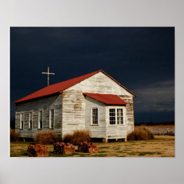 Die Kirche bei Frogmore Plantation [Kunstdruckerei Poster