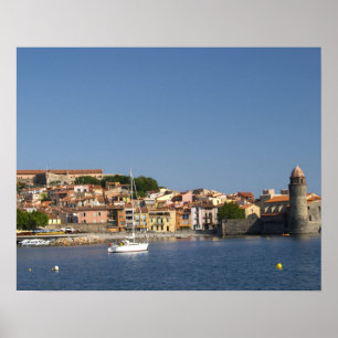 Die Kirche Eglise Notre Dame des Anges, unsere Dam Poster