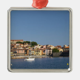 Die Kirche Eglise Notre Dame des Anges, unsere Dam Silbernes Ornament