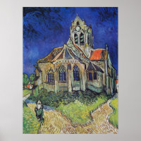 Die Kirche in Auvers 1890 von Vincent van Gogh