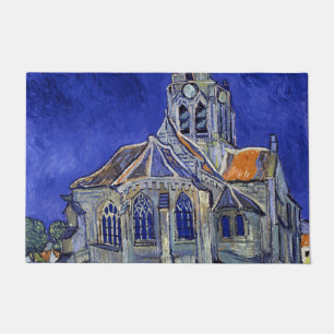 Die Kirche in Auvers, Van Gogh Fußmatte