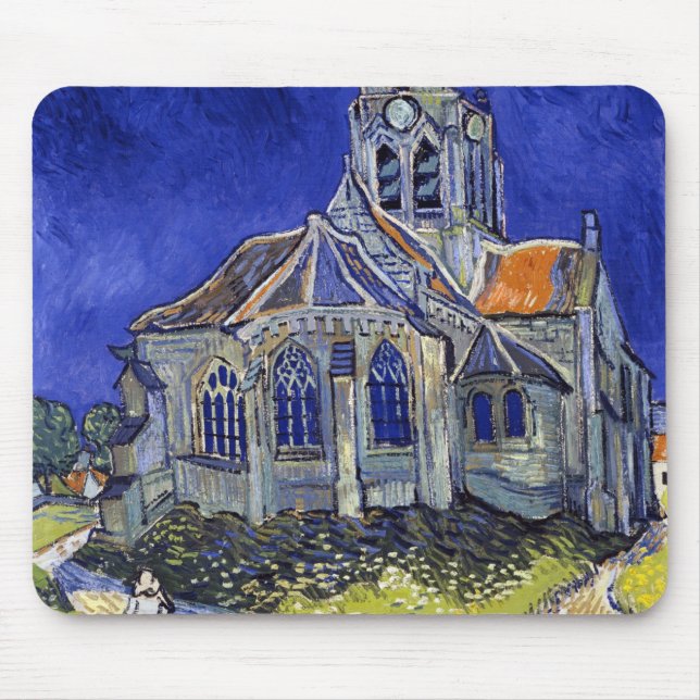 Die Kirche in Auvers, Van Gogh Mousepad (Vorne)
