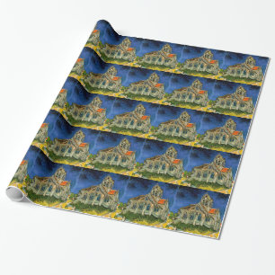 Die Kirche in Auvers von Van Gogh Geschenkpapier