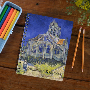 Die Kirche in Auvers von Vincent Van Gogh Notizbuch