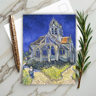 Die Kirche in Auvers von Vincent Van Gogh Postkarte