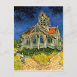 Die Kirche in Auvers von Vincent Van Gogh Postkarte<br><div class="desc">Van Gogh's Die Kirche in Auvers</div>