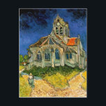 Die Kirche in Auvers von Vincent Van Gogh Postkarte<br><div class="desc">Van Gogh's Die Kirche in Auvers</div>