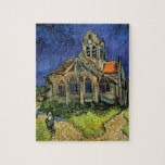 Die Kirche in Auvers von Vincent van Gogh Puzzle<br><div class="desc">Die Kirche von Auvers (1890) von Vincent van Gogh ist ein Vintager Post-Impressionismus feiner Kunst architektonische religiöse Malerei. Eine Frau, die auf einem Weg zur Dorfkapelle spaziert, mit schönen Buntglasfenstern. Eine Szene der Alltagsarchitektur. Über den Künstler: Vincent Willem van Gogh (1853-1890) war ein postimpressionistischer Maler, dessen Werk besonders für seine...</div>
