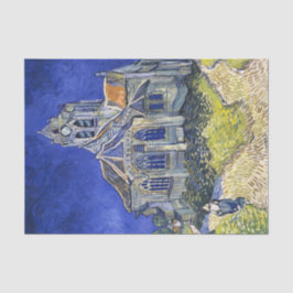 Die Kirche in Auvers von Vincent Van Gogh Seidenpapier