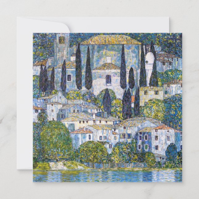 Die Kirche in Cassone | Gustav Klimt | Poster (Vorderseite)