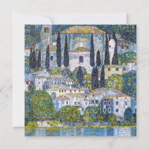 Die Kirche in Cassone Gustav Klimt Poster