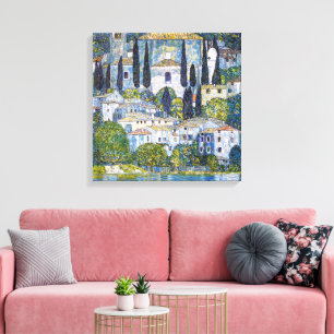 Die Kirche in Cassone   Gustav Klimt   Poster Leinwanddruck