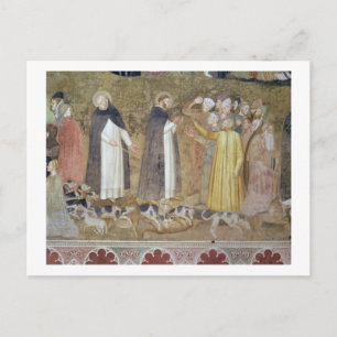 Die Kirche Militant und Triumphe, Detail der Postkarte