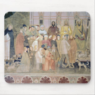 Die Kirche militant und triumphierend, Detail, von Mousepad