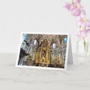 Die Kirche San Nicolás in der Stadt Valencia Karte