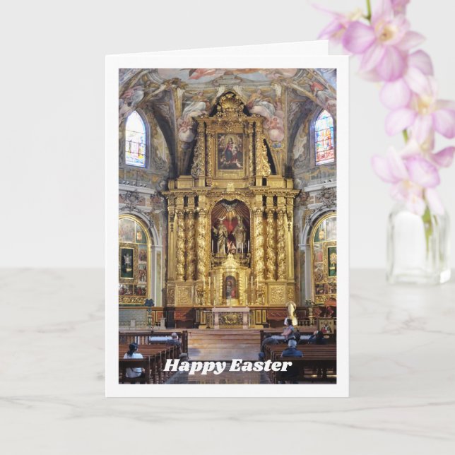 Die Kirche San Nicolás, Valencia, Spanien Karte (Orchidee)