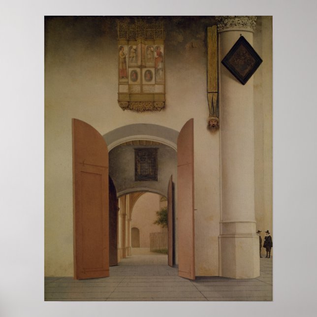 Die Kirche St. Laurens, Alkmaar, 1661 Poster (Vorne)