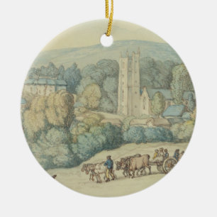 Die Kirche und das Dorf von St.-Stichwort, Keramik Ornament