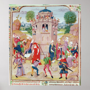 Die Kirche unter Angriff von den Häretikern, Poster