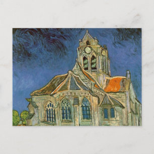 Die Kirche von Auver von Vincent Van Gogh Postkarte