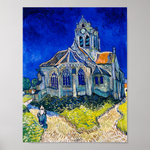 Die Kirche von Auvers-sur-Oise von Vincent van Gog Poster