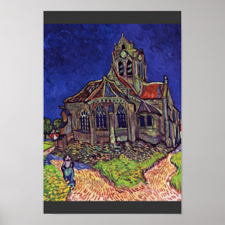 Die Kirche von Auvers-Sur-Oise von Vincent Van Poster