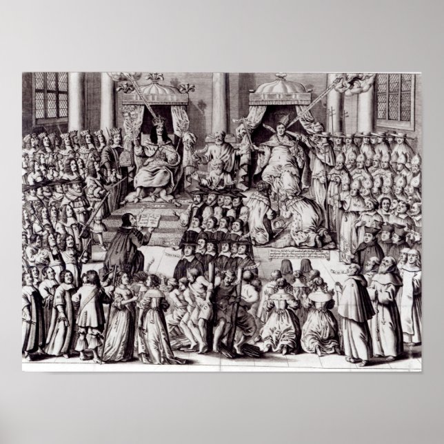 Die Kirche von England gegen das Papst Poster (Vorne)