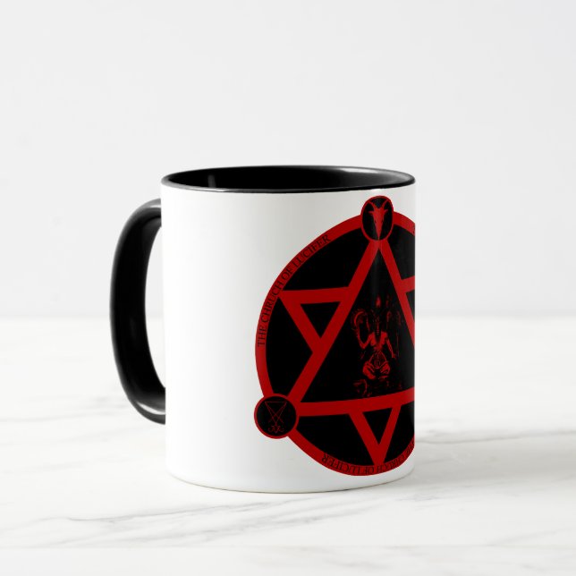 Die Kirche von Lucifer - offizielle Logo Coffe Tasse (Vorderseite Links)