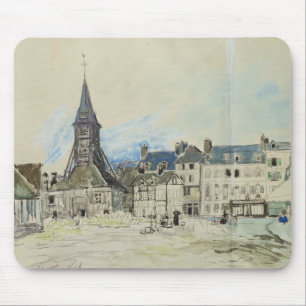 Die Kirche von Sainte-Catherine, Honfleur, 1864 Mousepad